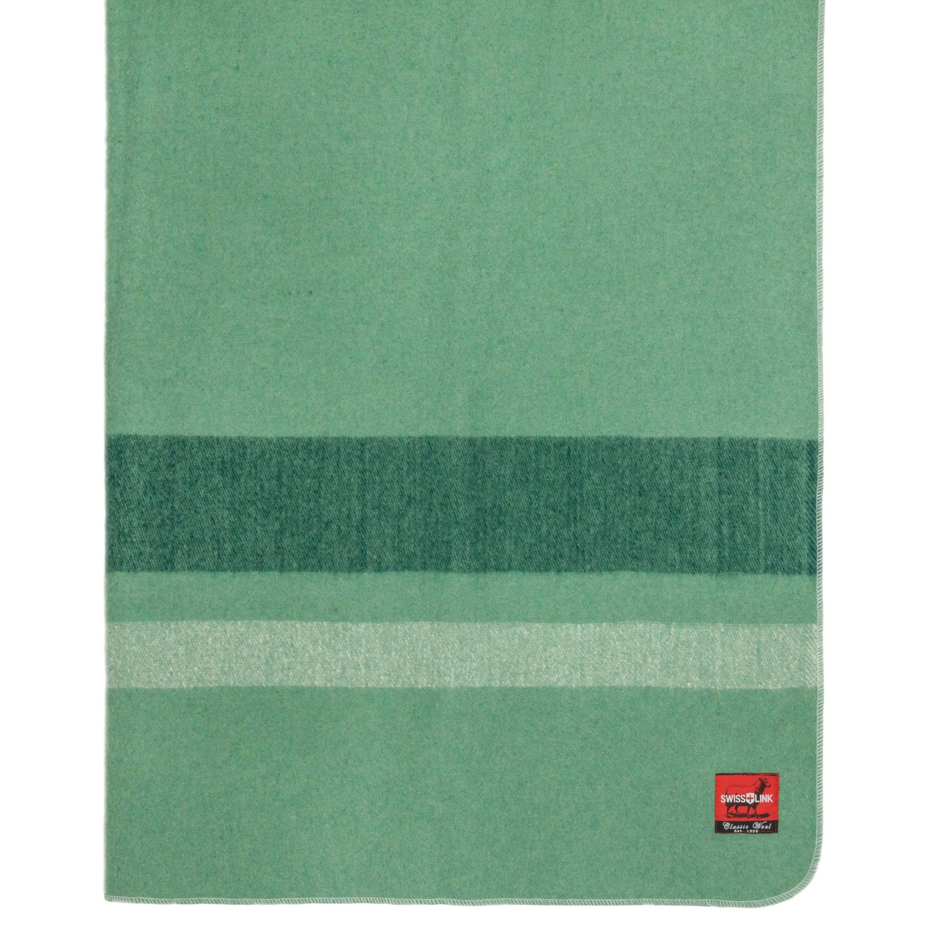 Sage Green Classic Wool Blanket